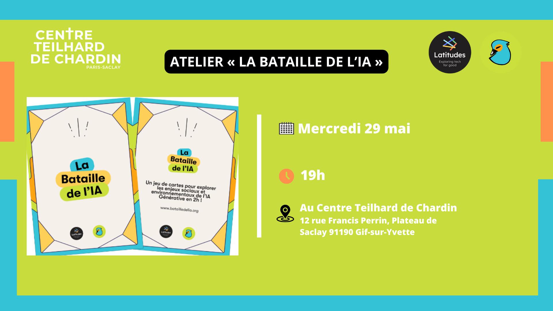 Atelier "La bataille de l'IA"