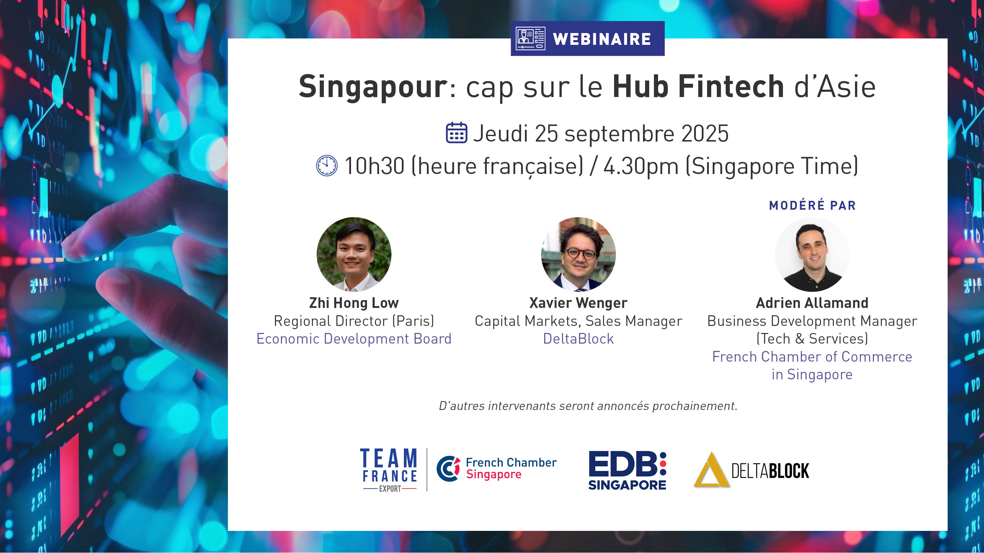 [WEBINAIRE] Singapour : cap sur le Hub Fintech d'Asie