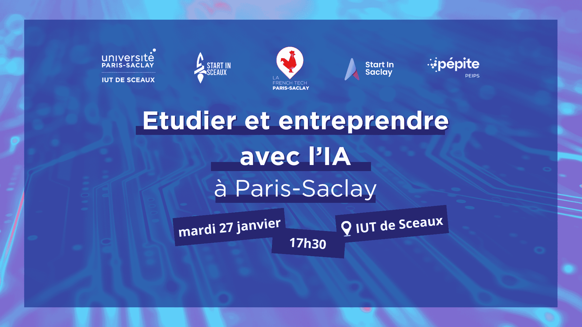 Conférence - Étudier et Entreprendre avec l'IA à Paris-Saclay