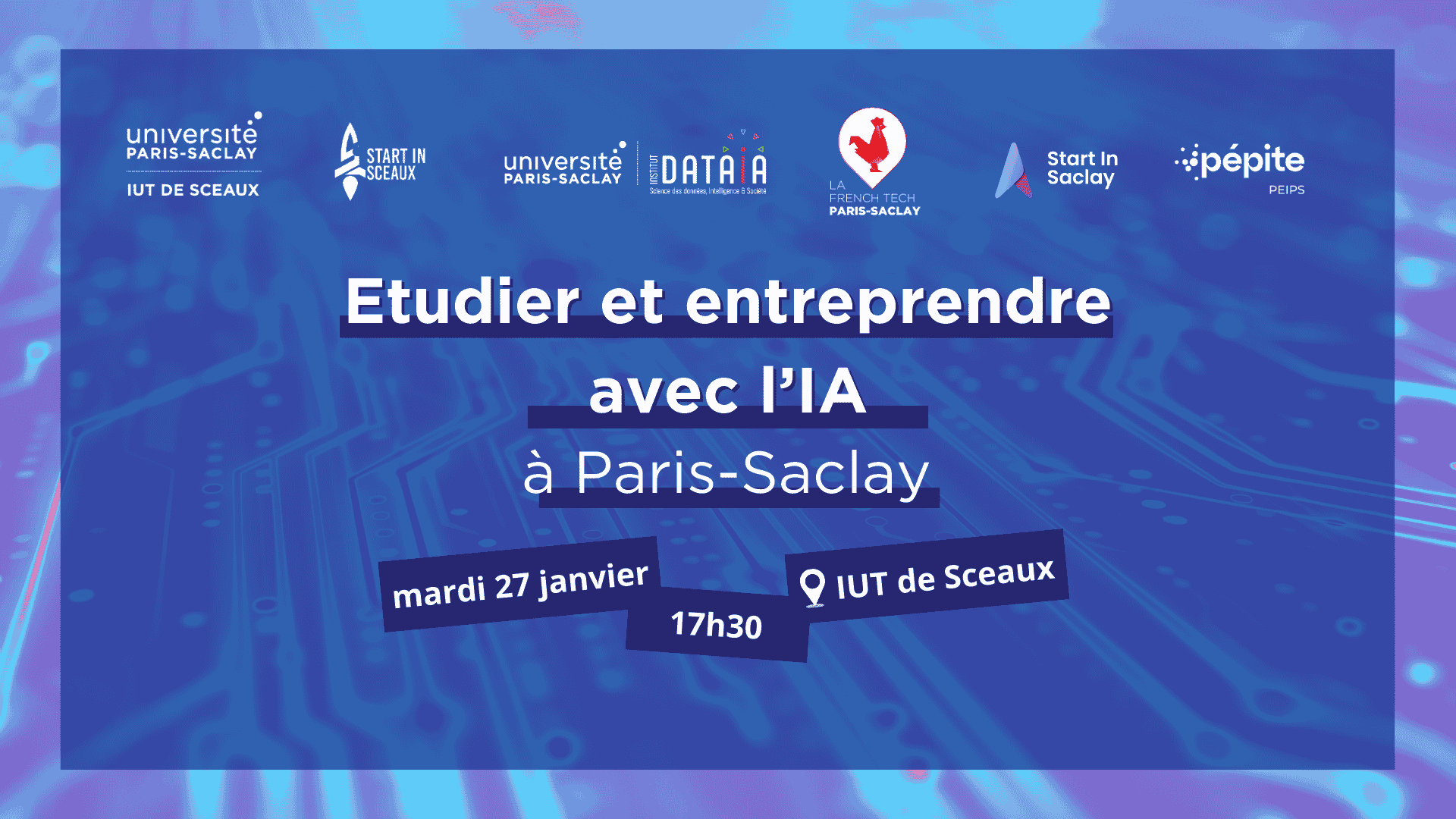 Conférence - Étudier et Entreprendre avec l'IA à Paris-Saclay