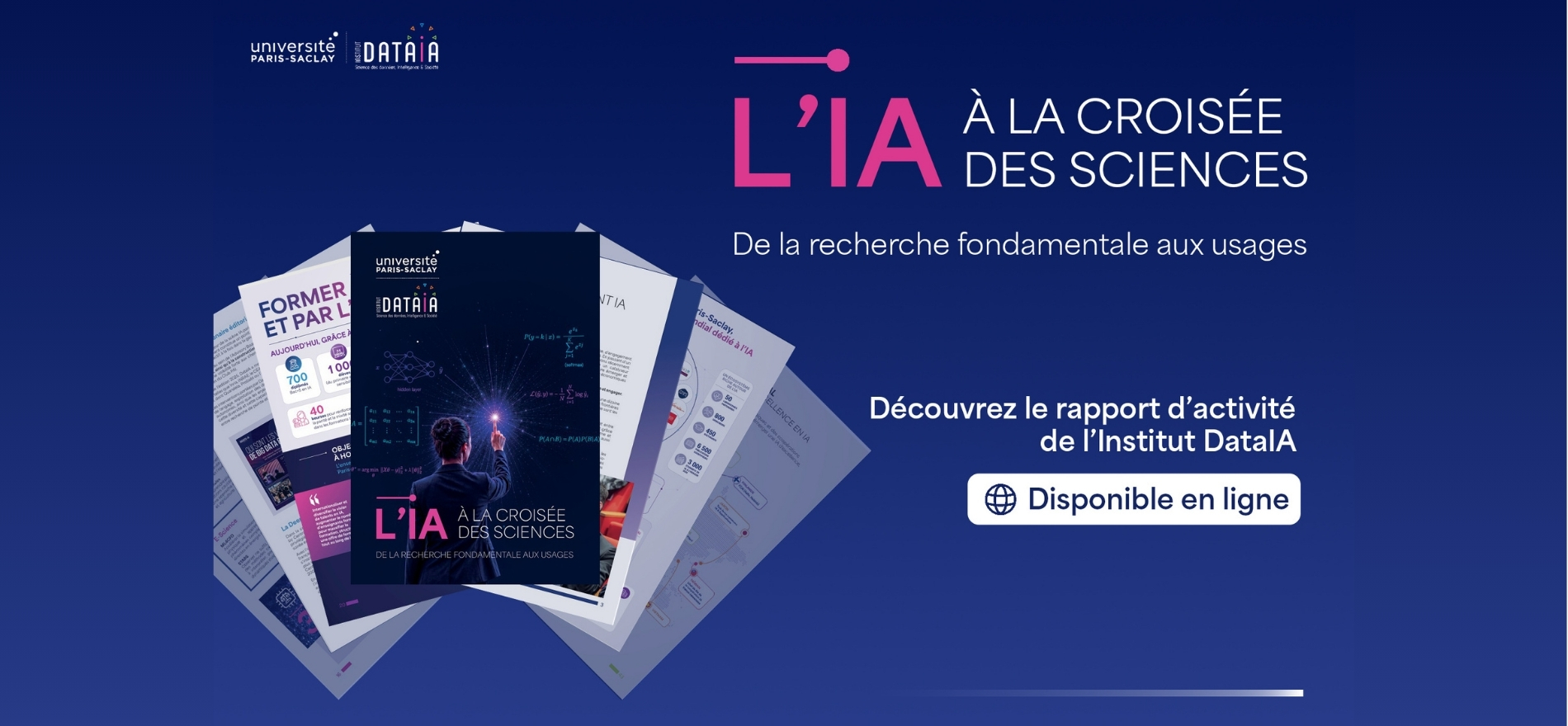 Le rapport d'activité de l'Institut DataIA Paris-Saclay