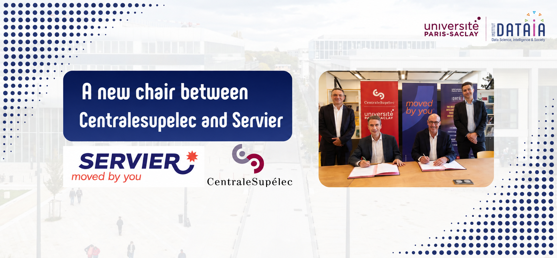 Une nouvelle chaire lancé entre Centralesupelec et Servier
