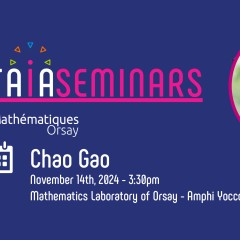 Séminaire DATAIA/LMO | Chao Gao