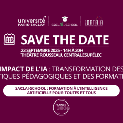 🎓 SaclAI-School - Impact de l’IA : transformation de l'offre de formation à l'Université Paris-Saclay