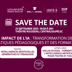 🎓 Impact de l’IA : transformation des pratiques pédagogiques et des formations à l'Université Paris-Saclay
