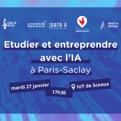 Conférence - Étudier et Entreprendre avec l'IA à Paris-Saclay