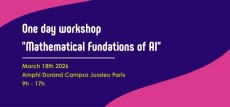 One day workshop "Mathematical Fundations of AI"