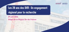 Les 20 ans des DIM : Un engagement régional pour la recherche
