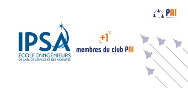 uveau membre du Club PAI : IPSA École d’ingénieurs de l’Air et de l’Espace !