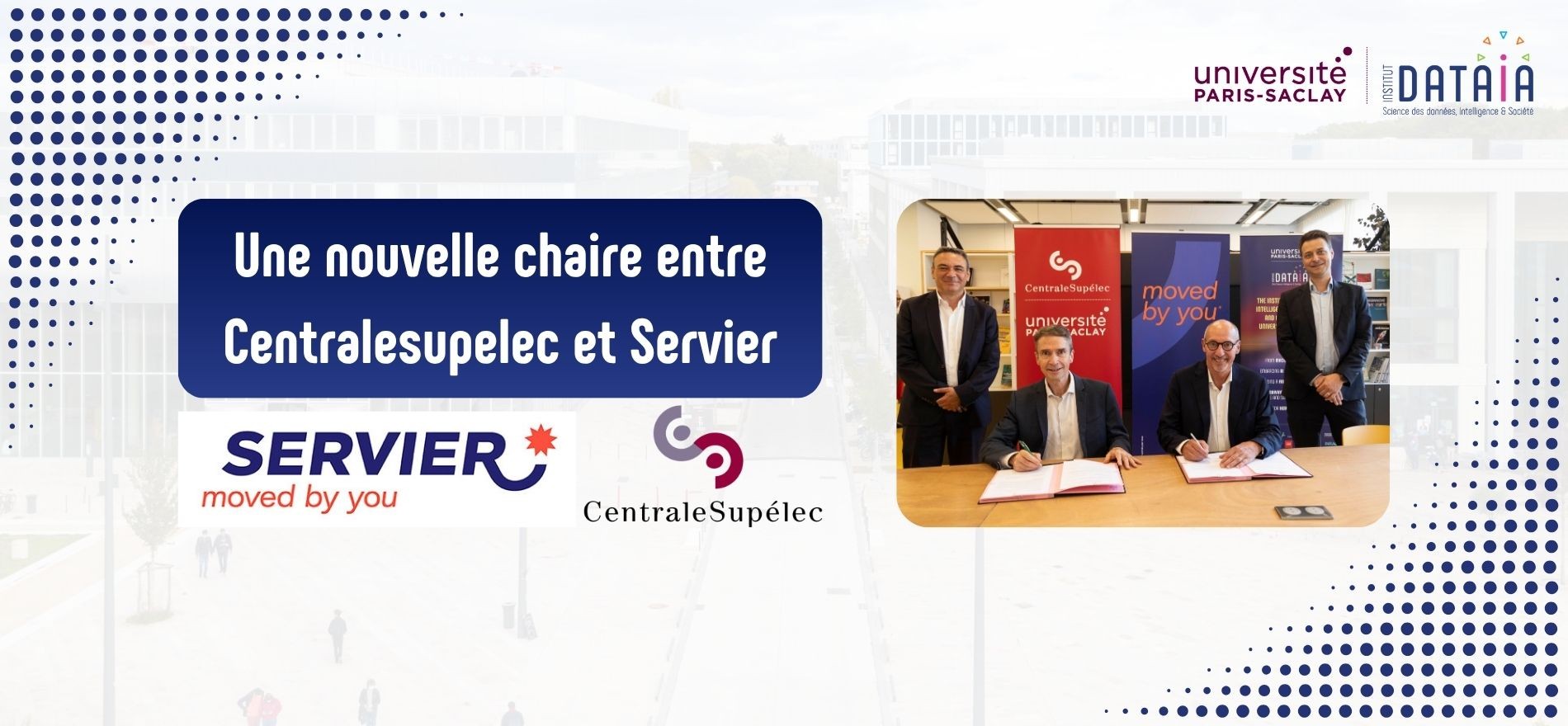 Une nouvelle chaire lancé entre Centralesupelec et Servier